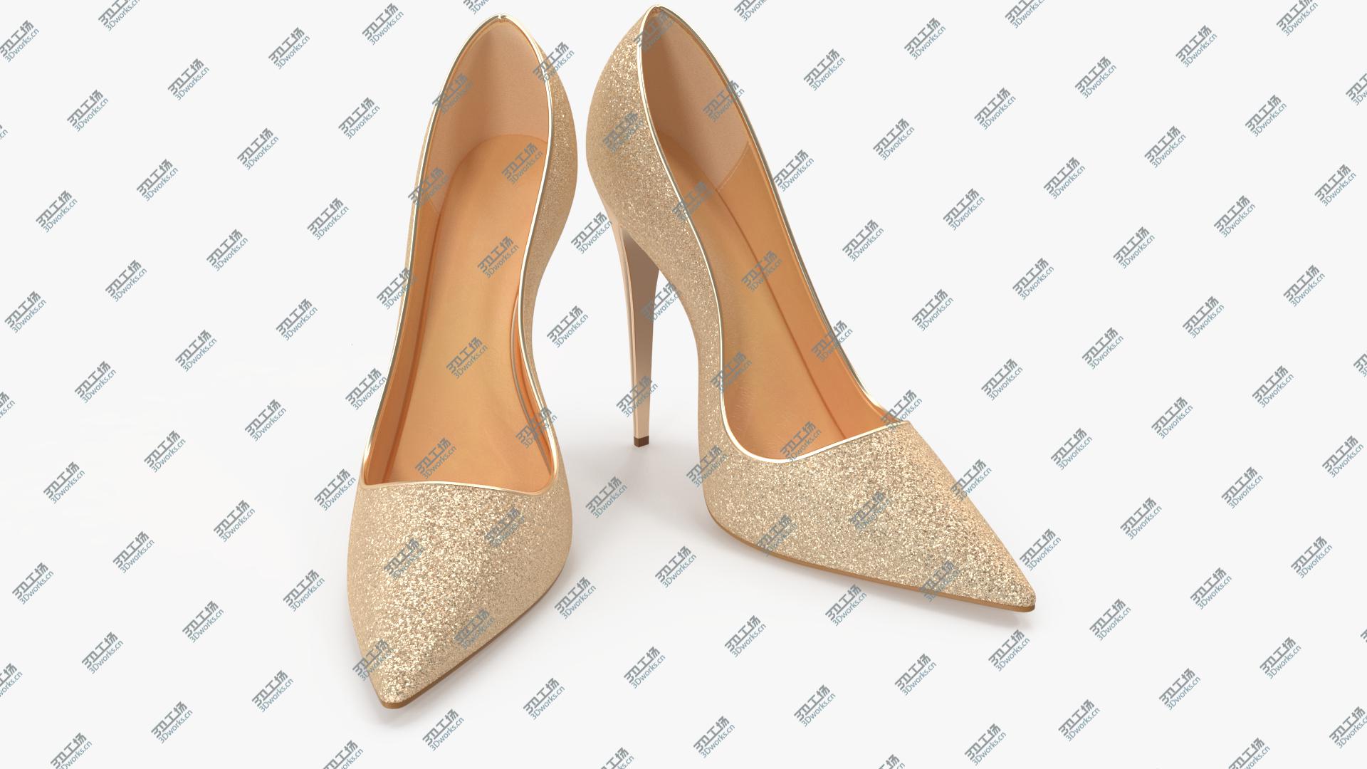 images/goods_img/202105074/Womens Shoes Gold 3D model/2.jpg